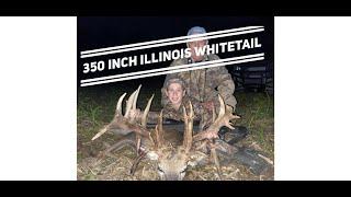 Deer hunting a 350 inch Illinois giant whitetail.