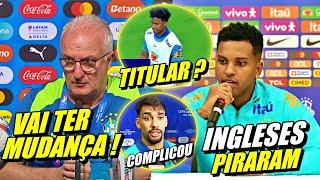 INSANO ! INGLESES BRlGAM POR RODRYGO ! ENDRICK TITULAR !? DORIVAL  VAI MUDAR E MAIS...