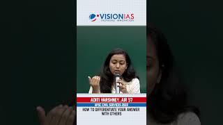 Toppers on  Answer writing | Topper tip by Ms. Aditi Varshney, AIR 57, UPSC CSE 2022| TIP #294