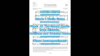 ABRSM Grade 1 Violin Exam (2024) A1The Sword Knott piano part 英国皇家小提琴1级  钢琴伴奏  #2024 #abrsm