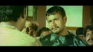 Darshan Punching Dialogue to Rowdy Shobharaj | Challenging Star Darshan Best Scene Suntaragali Movie