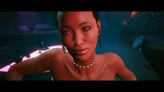 Cyberpunk 2077 Female Sexworker and Female V Lesbian Sex Love Scene (3 versions) UNCENSORED