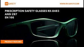 Prescription Safety Glasses RX-8483 | ANSI Z87 and EN 166 | RX Safety