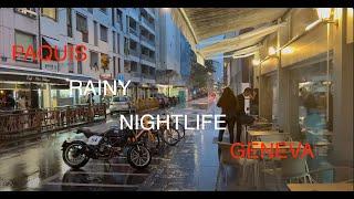 "Paquis Red Light District Rainy Nights: Geneva's Hidden Nightlife Gem "