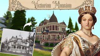 Building a Queen Anne Victorian Mansion in The Sims 4