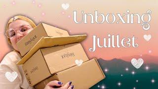 UNBOXING BOOKMAIL JUILLET ️