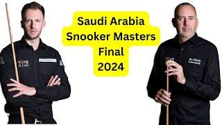 Saudi Arabia Snooker Masters Final judd trump vs Mark J Williams 2024