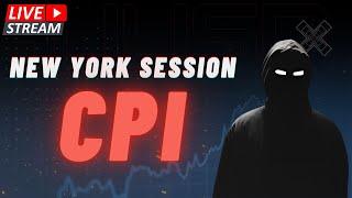 LIVE 87% WINRATE SMC FOREX TRADING: US CPI GOLD, GBPJPY - NEW YORK Session | 13/11