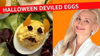 Halloween Deviled Eggs New Recipe with Olga Von Light Halloween food ideas 2020