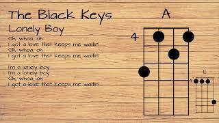 The Black Keys - Lonely Boy UKULELE TUTORIAL W/ LYRICS