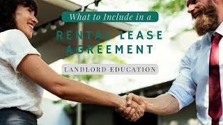 What to Include in a Rental Lease Agreement – Tempe Landlord Education