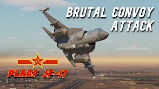 DCS | How To Brutally Destroy Enemy Convoy | JF-17