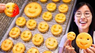 2-Ingredient Smiley Fries  (The FAMOUS crispy potato snack!)