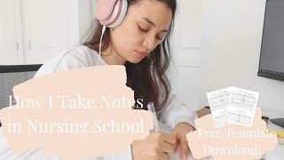 How I Take Notes in Nursing School Step by Step + Free Template Download! | Notability, Charts, iPad