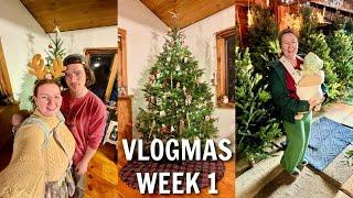 VLOGMAS | decorating, shopping local & making family memories!