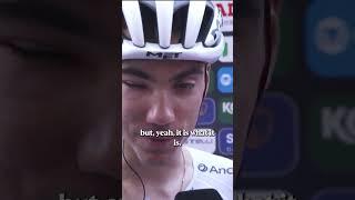 “A bee went inside my helmet…”  Juan Ayuso gives us the full rundown of that incident with a bee 