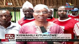 Kiswahili Kitukuzwe: Taifa Leo readers, Swahili enthusiasts meet in Voi