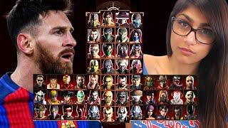 Mortal Kombat 9 - LIONEL MESSI  & MIA  - Expert Tag Ladder - Gameplay @(1080p) - 60ᶠᵖˢ 
