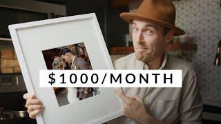 Make an Extra $1000 SELLING PRINTS in ONE MONTH