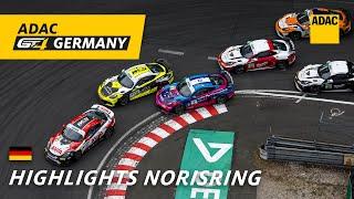 Highlights ADAC GT4 Germany Norisring | Rennen 2 | Deutsch | ADAC Motorsports