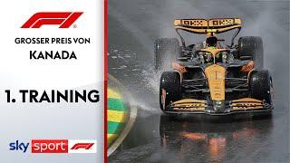 Regen, Aquaplaning & eine Rote Flagge | 1. Freies Training | Großer Preis von Kanada | Formel 1