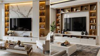 2025’s Luxury Living Room TV Wall Design Ideas | TV Cabinet Designs & Home Interior Decorating Ideas