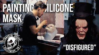 Painting a silicone face mask with Jesse