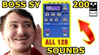 BOSS SY-200 ALL SOUNDS + Ctrl Switch On 128 Tones