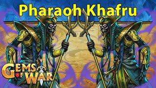 Gems of War: Pharaoh Khafru Mythic Teams, Strategy, and Key Opening