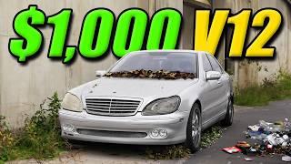 Bringing a $1000 ABANDONED V12 BRABUS Mercedes BACK TO LIFE!