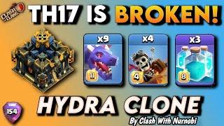 Hydra Clone Attack Th17 | Legend League Day 5 | Hydra Clone Attack Strategy | Th17 Clash of Clans