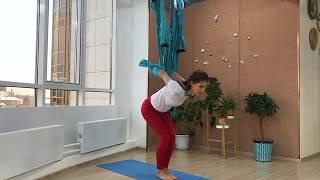 ФИТНЕС С ГАМАКОМ /FLY FITNES c Алисой Пилясовой #йогавгамаках #флаййога #тренировкадома #гамак