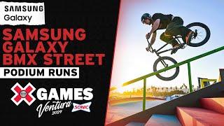 Samsung Galaxy BMX Street: Top 3 Runs | X Games Ventura 2024