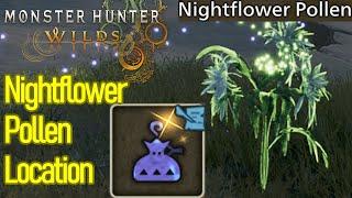 Monster Hunter Wilds Nightflower Pollen location and farming guide, ultra rare material