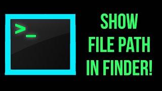 Terminal Tutorial! Show File Path in Finder! Part 17!