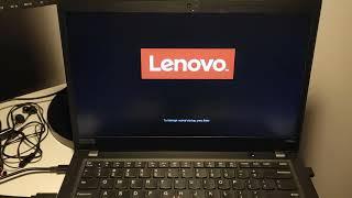 Lenovo T490s CPU Fan Error at Startup