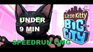 Little Kitty Big City - Glitchless Any% Speedrun - 8:36 [Old PB]