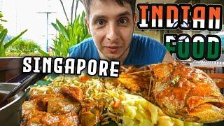 Indian FOOD TOUR in Singapore!  BEST Crispy Prata & Fish Head Curry