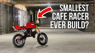 Can an adult ride this Cafe Racer bike?? - Build video