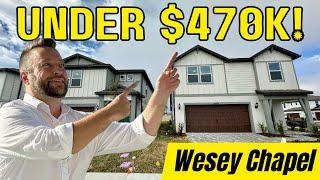 Tour 3 Wesley Chapel Florida New Construction Homes For Sale in Vida's Way UNDER The Median Price!