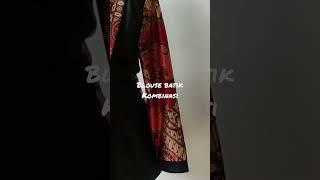 blouse batik modern, batik kombinasi#fashion #short #