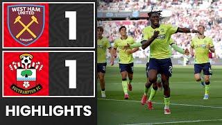 HIGHLIGHTS: West Ham United 1-1 Southampton | Premier League