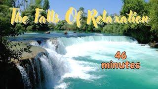 Falls of Relaxation: A Tranquil Journey into Nature's Serenity  #relaxmusic #peacefulmusic