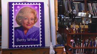 A look at the USPS's newest Betty White-inspired stamp design