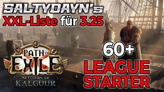 「3.25」Die 60+ BESTEN Starter Builds für Settlers of Kalguur! | German/Deutsch