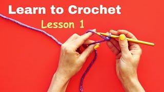 CROCHET FOR BEGINNERS LESSON 1 / CROCHET FOR KIDS