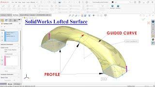 SolidWorks Lofted Surface Tutorial-Door Handle