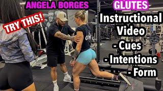 ANGELA BORGES | Glutes Workout Clip | Instructional | Wellness Royalty | LAURALIE & BABI MANU