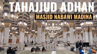 Tahajjud Azan in Madina | Tahajjud Azan in Masjid Nabawi | Prophet's Mosque | Madina, Saudi Arabia