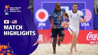 Japan v USA | FIFA Beach Soccer World Cup 2021 | Match Highlights